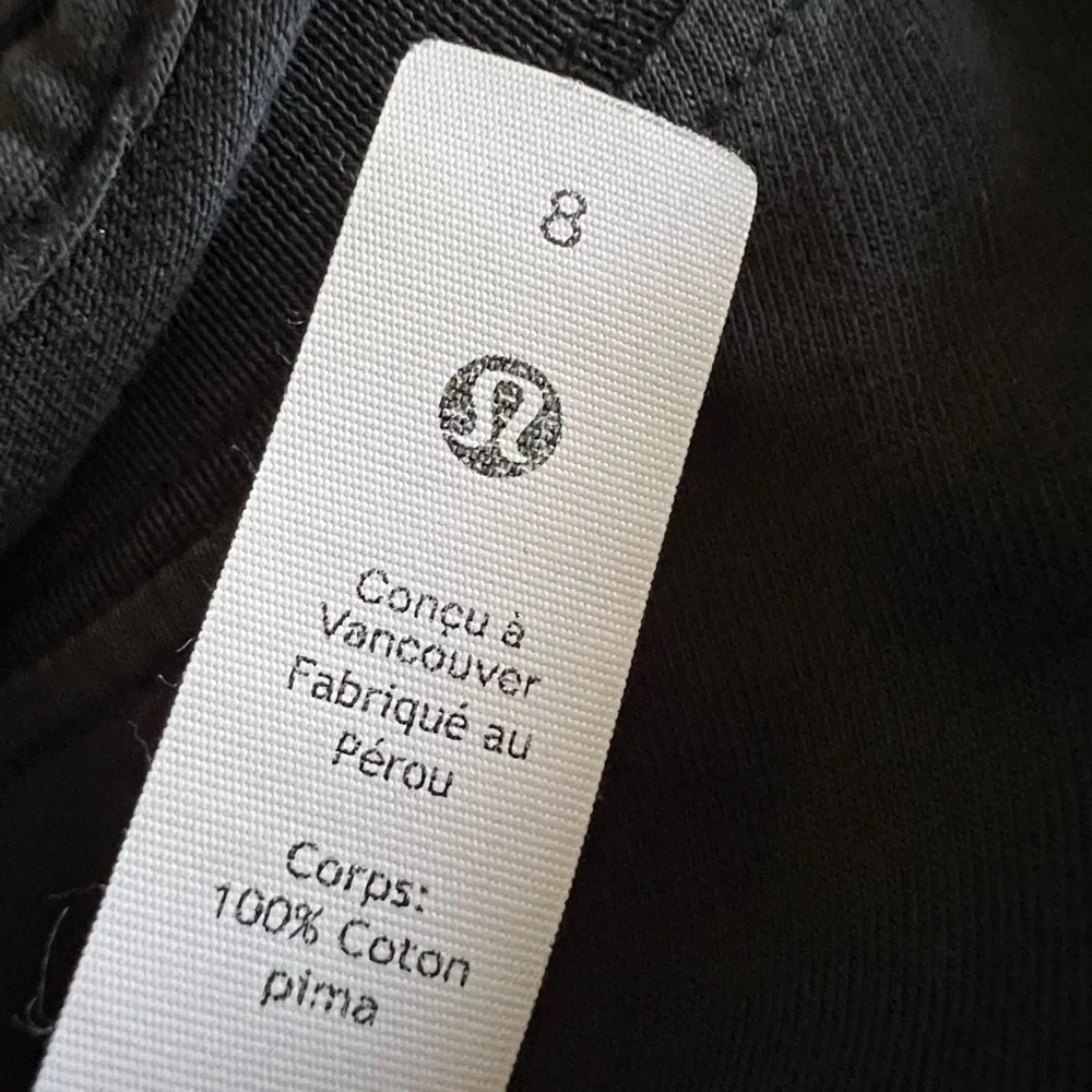 Lululemon All Yours Tank Top Size 8 Black Shirt